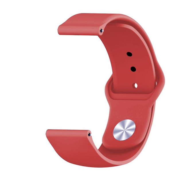 BeCover Силіконовий ремінець BeCover для Xiaomi Amazfit Bip/Bip Lite/Bip S Lite/GTR 42mm/GTS/TicWatch S2/TicWatch E Red (706188)