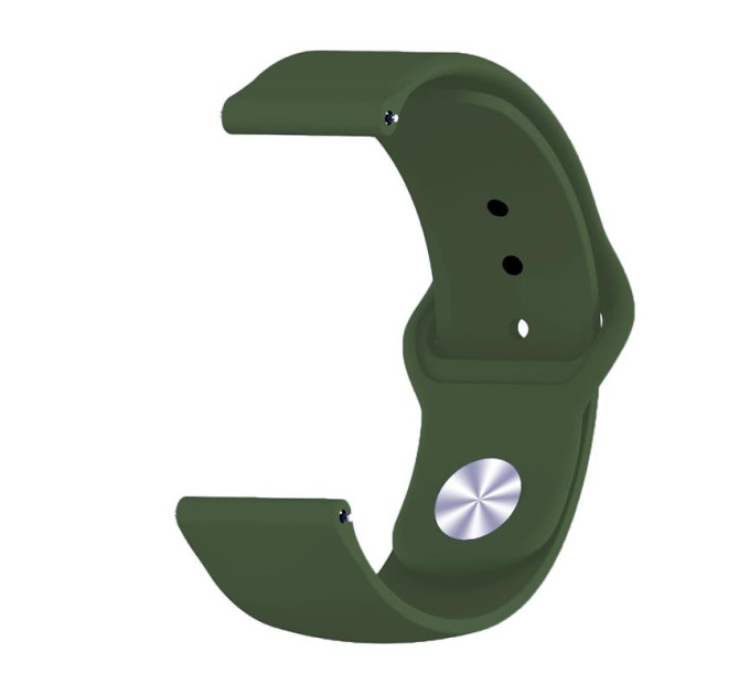 BeCover Силіконовий ремінець BeCover для Xiaomi iMi KW66/Mi Watch Color/Haylou LS01/Watch S1 Active Green (706367)