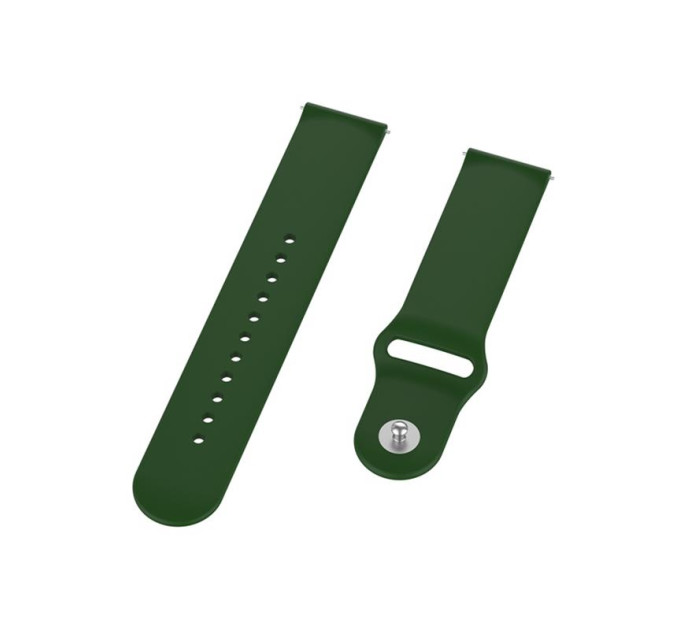 BeCover Силіконовий ремінець BeCover для Xiaomi iMi KW66/Mi Watch Color/Haylou LS01/Watch S1 Active Green (706367)
