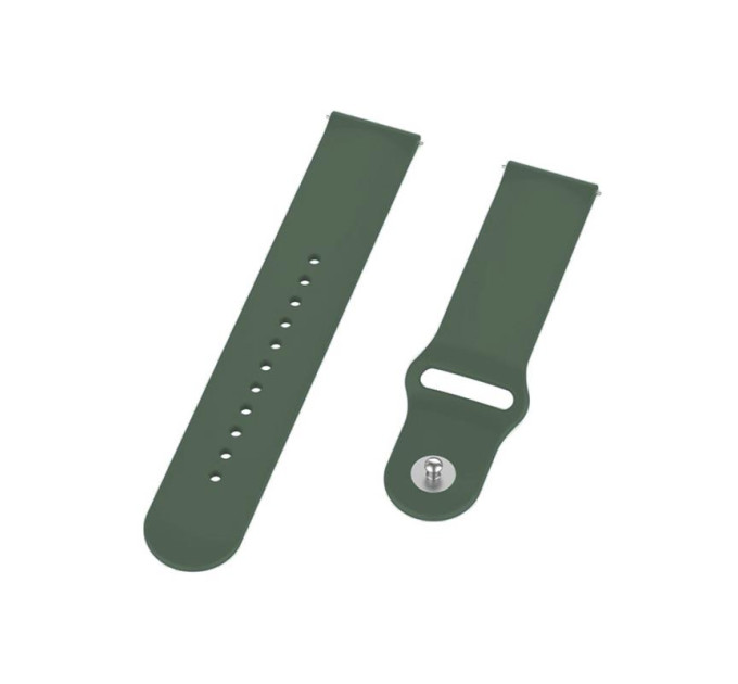 BeCover Силіконовий ремінець BeCover для Xiaomi iMi KW66/Mi Watch Color/Haylou LS01/Watch S1 Active Pine-Green (706362)