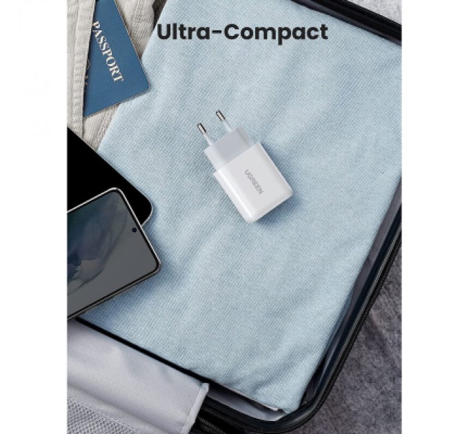 Ugreen Зарядний пристрій Ugreen CD122 18W USB QC 3.0 Charger (White) (10133)