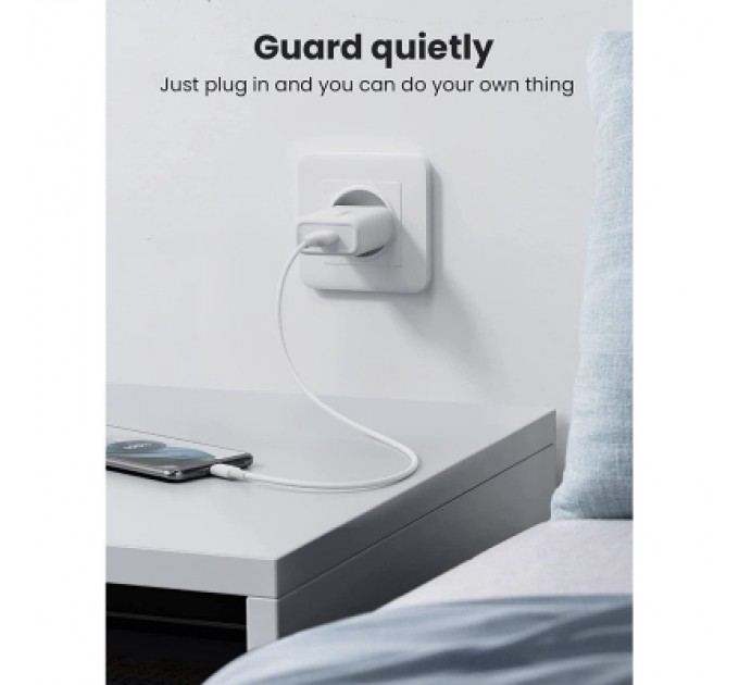 Ugreen Зарядний пристрій Ugreen CD122 18W USB QC 3.0 Charger (White) (10133)