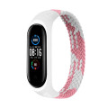 BeCover Ремінець BeCover Elastic Nylon Style для Xiaomi Mi Smart Band 5/Mi Smart Band 6 Size L Pink/White (706164)