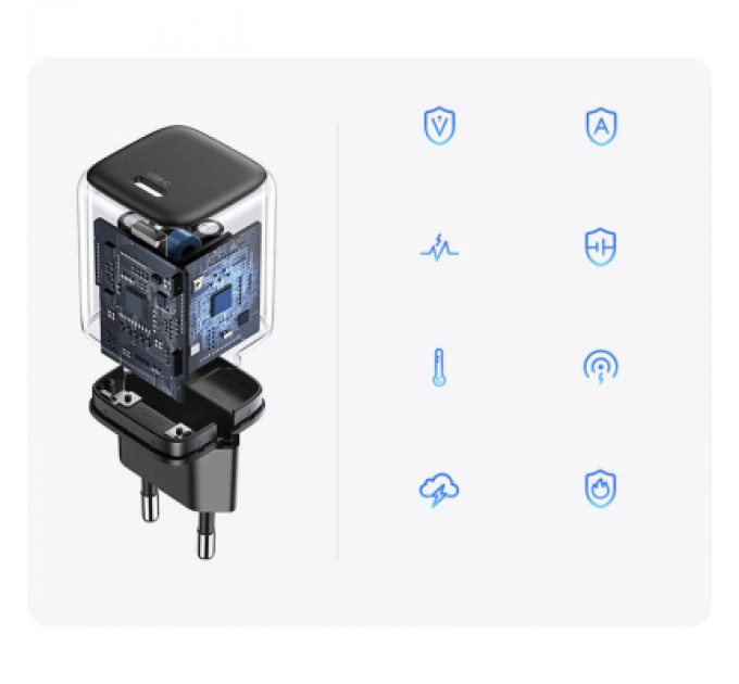 Ugreen Зарядний пристрій Ugreen 20W USB C PD Nexode mini Charger CD318 (90664)