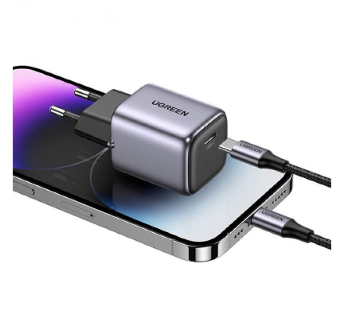 Ugreen Зарядний пристрій Ugreen 20W USB C PD Nexode mini Charger CD318 (90664)