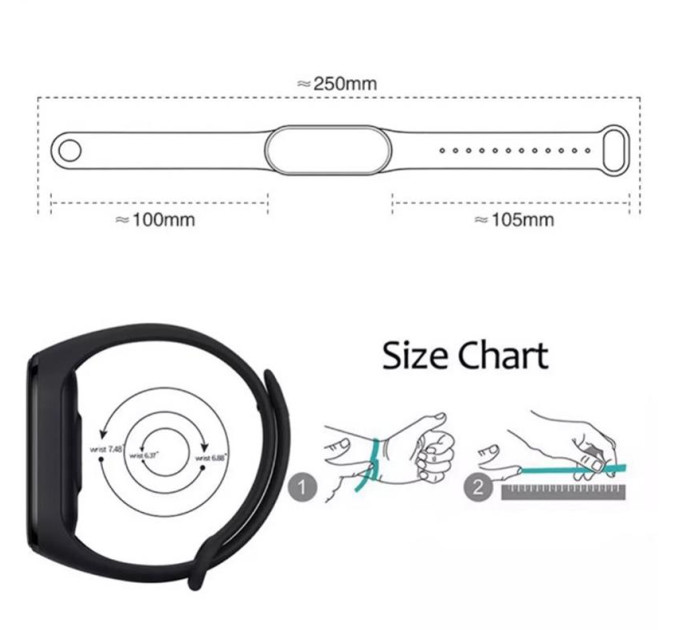 BeCover Силіконовий ремінець BeCover для Xiaomi Mi Smart Band 7 Hot Pink (707490)