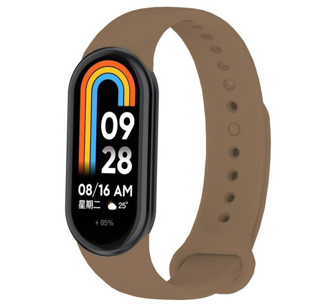 BeCover Силіконовий ремінець BeCover для Xiaomi Mi Smart Band 8 Brown (709381)
