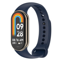 Силіконовий ремінець BeCover для Xiaomi Mi Smart Band 8 Deep Blue (709383)