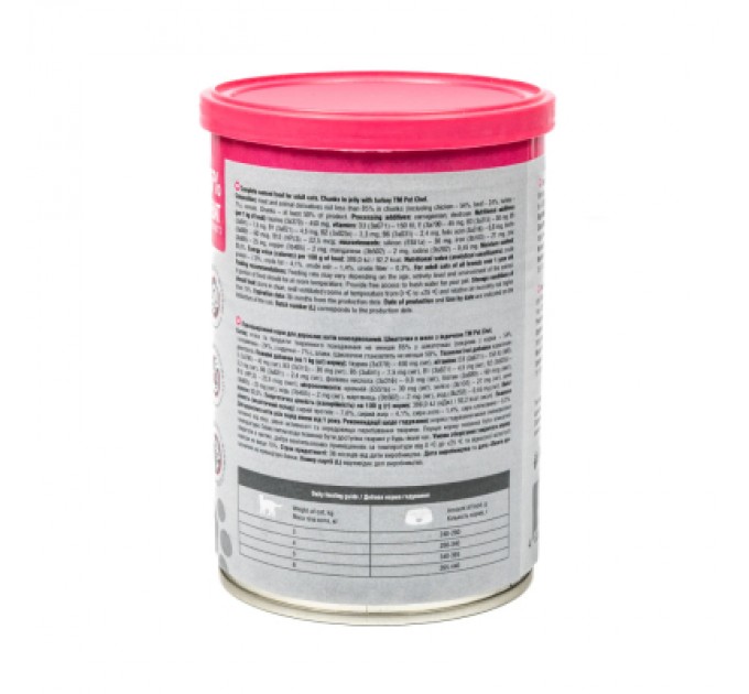 Pet Chef Вологий корм для кішок Pet Chef З індичкою 415 г (4820255193595)