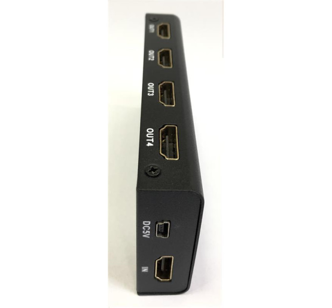 Atcom Розгалужувач (спліттер) Atcom (15190) HDMI 4 порти, підтримка UHD 4K