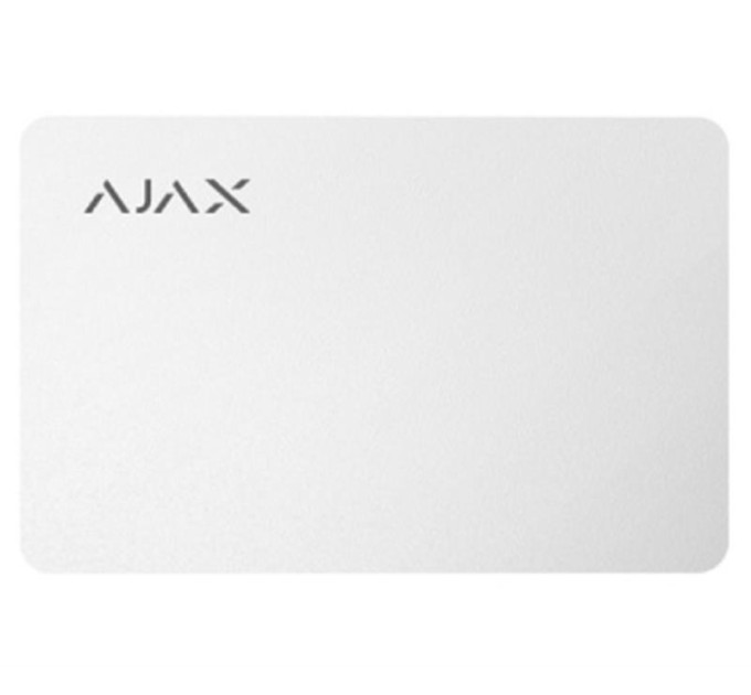 Ajax Безконтактна картка Ajax Pass white (10шт) (23500.89.WH)