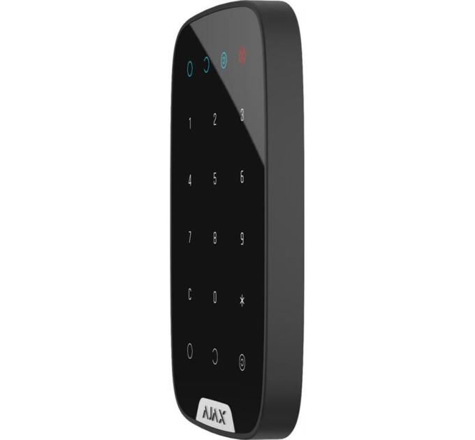 Ajax Бездротова сенсорна клавіатура Ajax KeyPad Black (8722.12.BL1/38248.12.BL1)