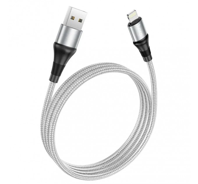 HOCO Кабель Hoco X50 Excellent USB - Lightning, 1 м, Grey (6931474734204)