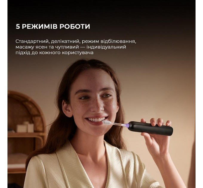 MOVA Електрична зубна щітка Mova Fresh Pro Black (ATB15A-BK)