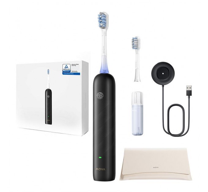 MOVA Електрична зубна щітка Mova Fresh Pro Black (ATB15A-BK)