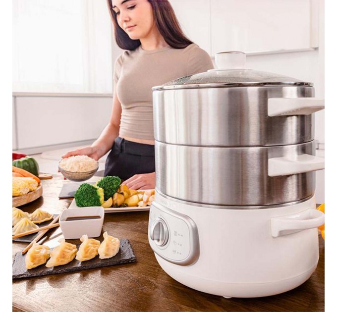 Cecotec Пароварка Cecotec Vapovita SteelPot White (A01_EU01_100630)