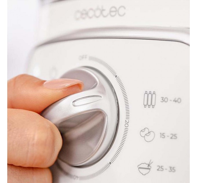 Cecotec Пароварка Cecotec Vapovita SteelPot White (A01_EU01_100630)