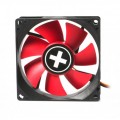Xilence Вентилятор Xilence XPF80.R (XF037), 80х80х25мм, 3-pin+4-pin, Black/Red