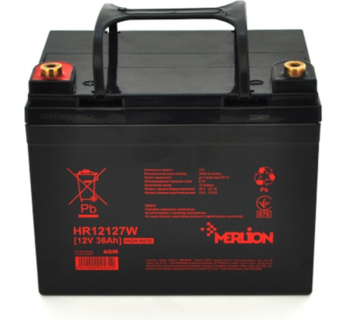 Merlion Батарея до ДБЖ Merlion HR12127W, 12V 36Ah (HR12127W)