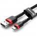 Baseus Дата кабель USB 2.0 AM to Lightning 2.0m 1.5A red-black Baseus (CALKLF-C19)