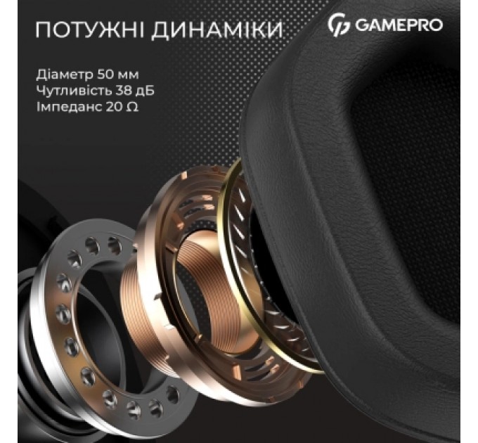 GamePro Навушники GamePro Genesis Hunter White (HS1350W)