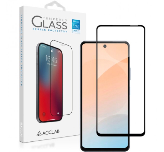 ACCLAB Скло захисне ACCLAB Full Glue Infinix Hot 50 4G Black (1283126606861)