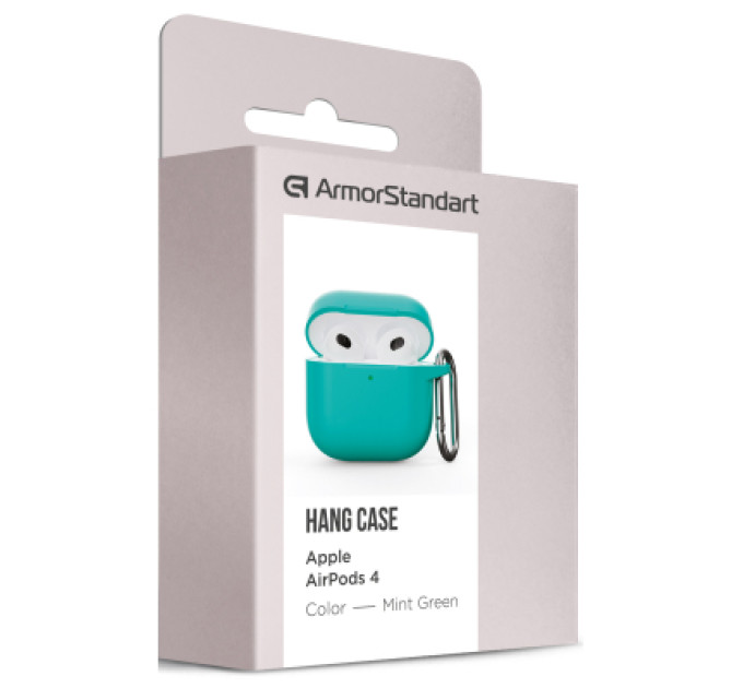 Armorstandart Чохол для навушників Armorstandart Hang Case для Apple AirPods 4 Mint Green (ARM81287)