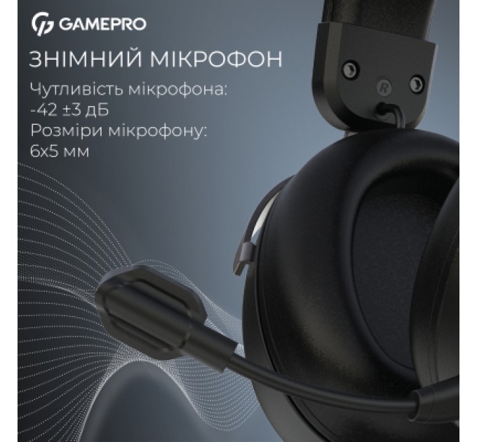 GamePro Навушники GamePro Asgard Freya Pro Wireless Black (HSW201B)