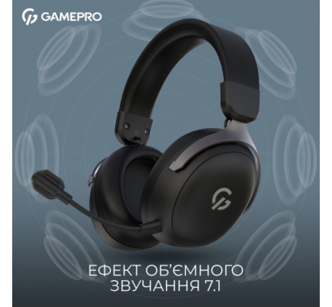 GamePro Навушники GamePro Asgard Freya Pro Wireless Black (HSW201B)
