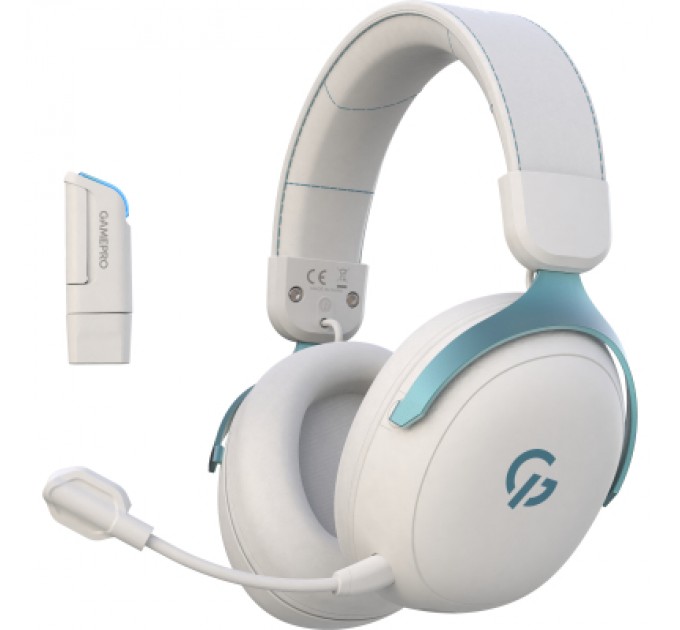 GamePro Навушники GamePro Asgard Freya Pro Wireless White/Blue (HSW201WB)