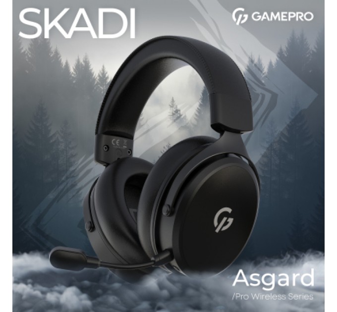 GamePro Навушники GamePro Asgard Skadi Wireless Black (HSW191B)