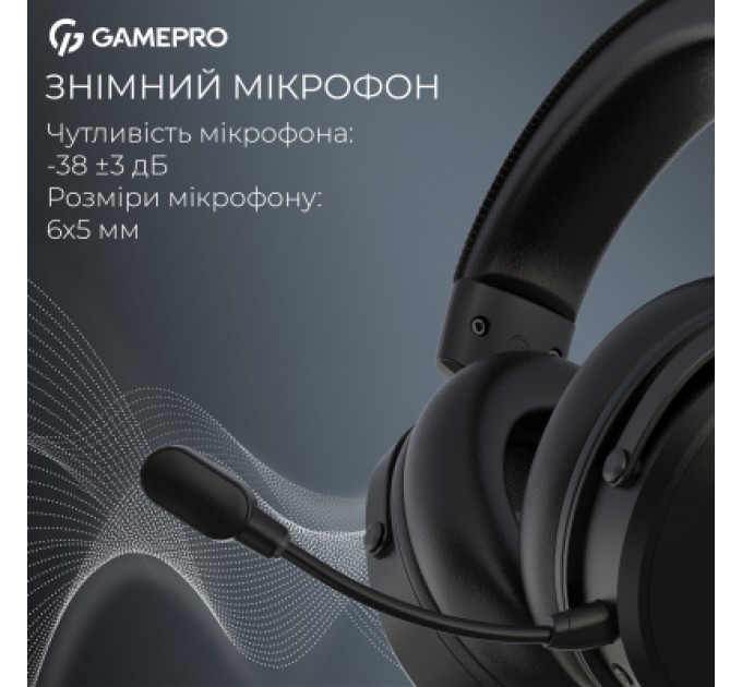 GamePro Навушники GamePro Asgard Skadi Wireless Black (HSW191B)