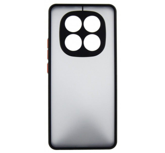 Dengos Чохол до мобільного телефона Dengos Kit Xiaomi Redmi Note 14 Pro case Matte + glass (Black) (DG-KM-128)
