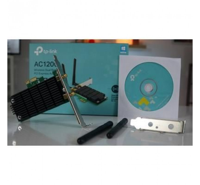 Ретранслятор TP-Link Archer T4E AC1200, PCI Express, Beamforming (ARCHER-T4E)