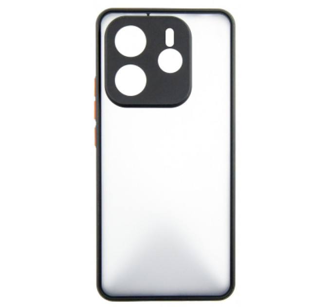 Dengos Чохол до мобільного телефона Dengos Kit Xiaomi Redmi Note 14 case Matte + glass (Black) (DG-KM-127)