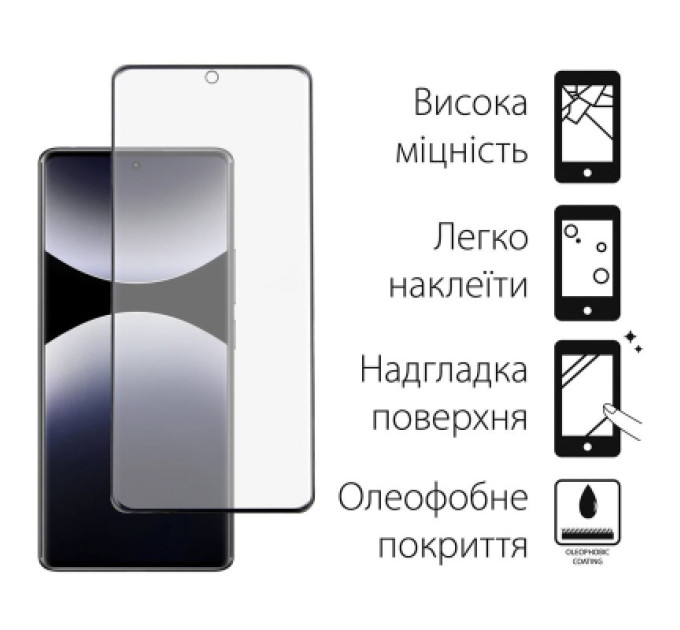 Dengos Чохол до мобільного телефона Dengos Kit Xiaomi Redmi Note 14 case Soft + glass (Mint) (DG-KM-131)