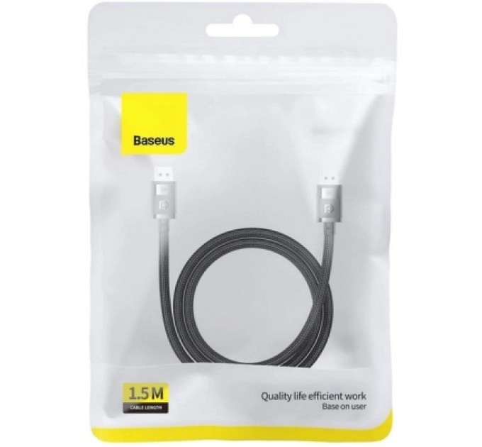 Baseus Кабель мультимедійний DisplayPort M to DisplayPort M 1.5m 8K Baseus (B00633706111-01)