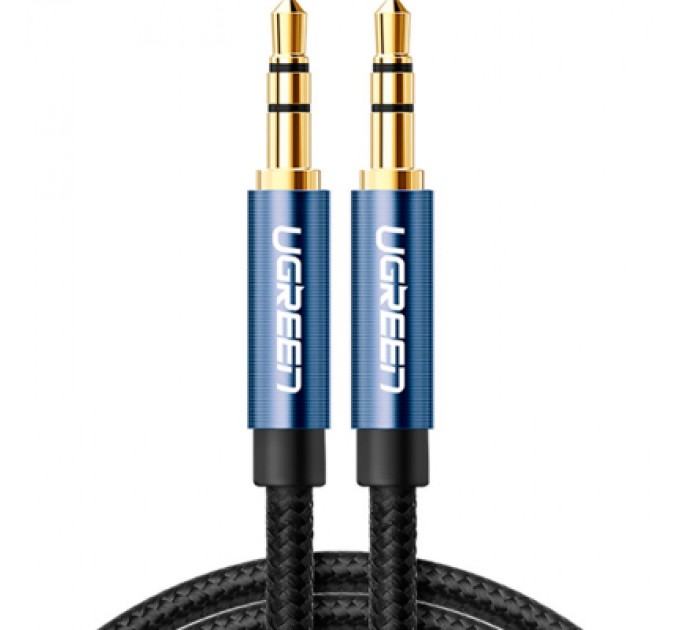 Ugreen Кабель мультимедійний 3.5mm M to 3.5mm M 2.0m AV112 blue Ugreen (10687)