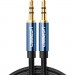 Ugreen Кабель мультимедійний 3.5mm M to 3.5mm M 2.0m AV112 blue Ugreen (10687)