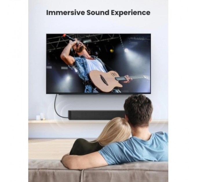 Ugreen Кабель мультимедійний Optical Toslink 1.0m AV122 black Ugreen (70890)