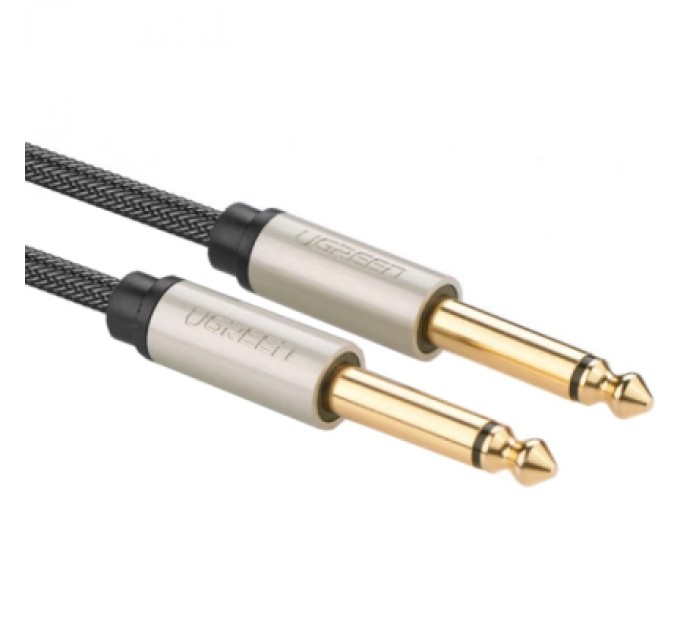 Ugreen Кабель мультимедійний 6.35mm M to 6.35mm M 2.0m AV128 gray Ugreen (10638)