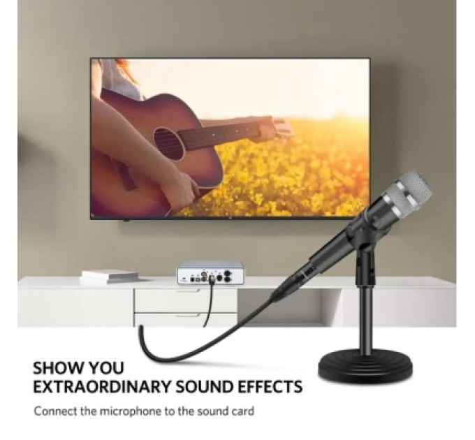 Ugreen Кабель мультимедійний XLR M to XLR F 2.0m AV130 black Ugreen (20710)