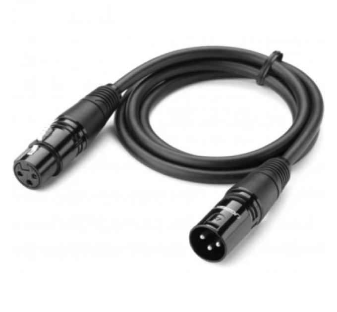 Ugreen Кабель мультимедійний XLR M to XLR F 2.0m AV130 black Ugreen (20710)
