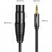 Ugreen Кабель мультимедійний 3.5mm M to XLR F 2.0m AV182 black Ugreen (20244)