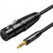 Ugreen Кабель мультимедійний 3.5mm M to XLR F 2.0m AV182 black Ugreen (20244)