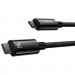 Baseus Дата кабель USB-C to USB-C 2.0m 240W Black Baseus (CAWJ040101)