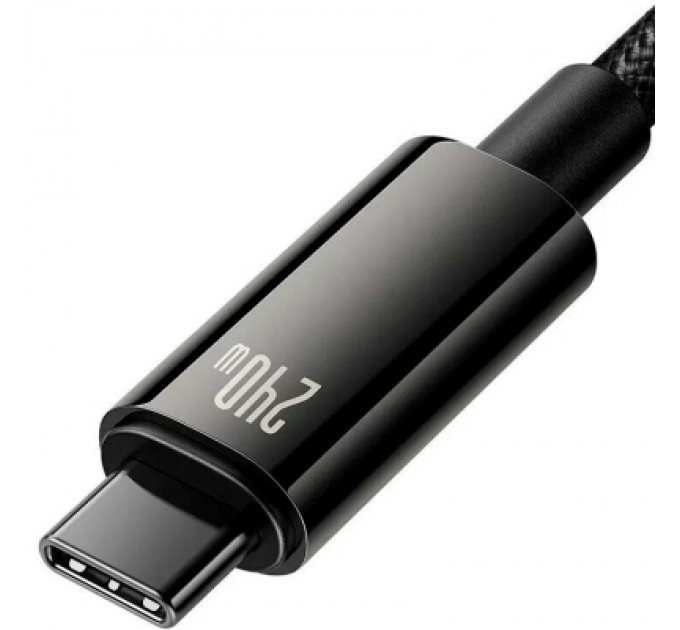 Baseus Дата кабель USB-C to USB-C 2.0m 240W Black Baseus (CAWJ040101)