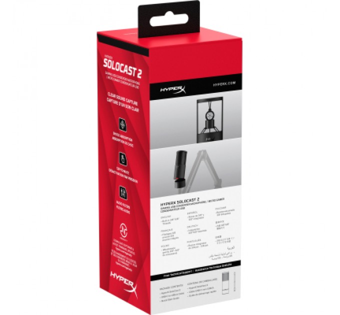 HyperX Мікрофон HyperX SoloCast 2 Black (AR0A0AA)