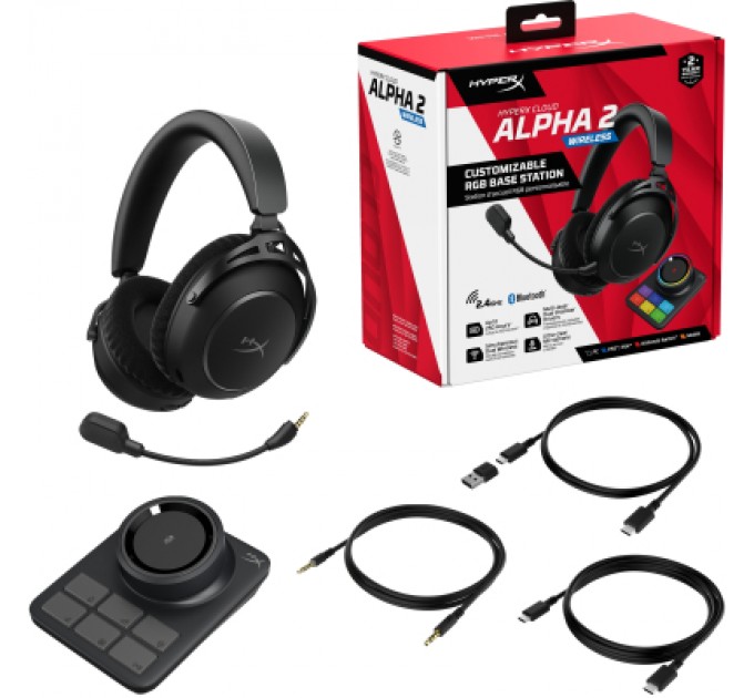 HyperX Навушники HyperX Cloud Alpha 2 Wireless Black (AJ5C7AA)