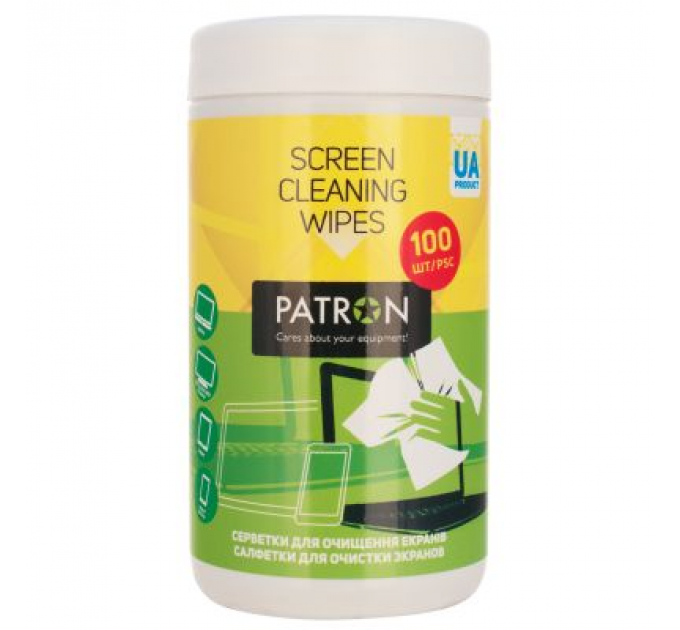 Серветки Patron for TFT/PDA/LCD 100pcs (F3-027)